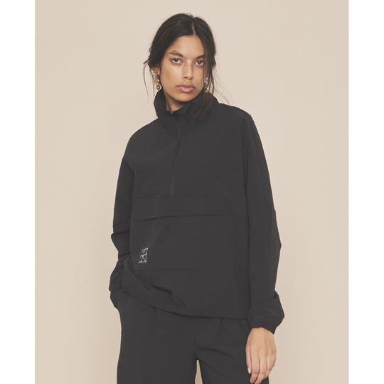 Moonchild Yoga Wear Atlas Track Anorak Loungewear Black