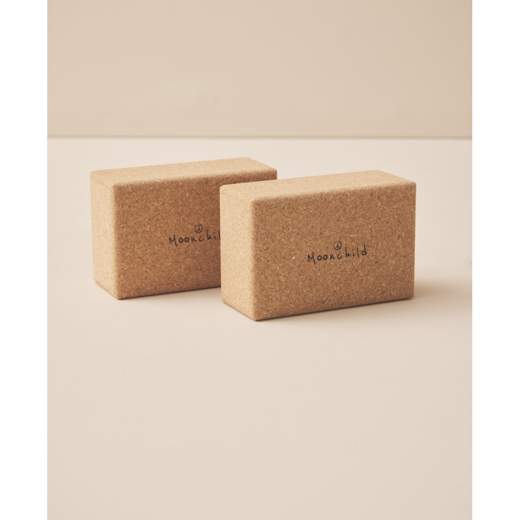 Moonchild Yoga Wear Cork Yoga Block Yoga Block Natural