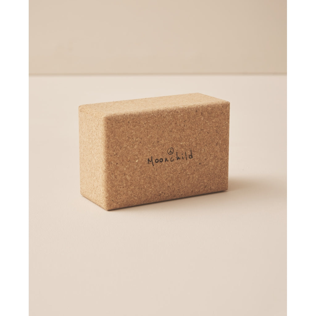 Moonchild Yoga Wear Cork Yoga Block Yoga Block Natural