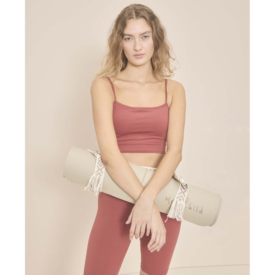 Moonchild Yoga Wear Lunar Luxe Bra Top Lunar Luxe Top Burnt Sienna