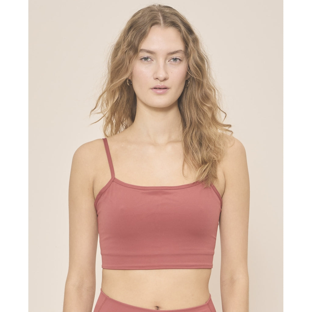 Moonchild Yoga Wear Lunar Luxe Bra Top Lunar Luxe Top Burnt Sienna