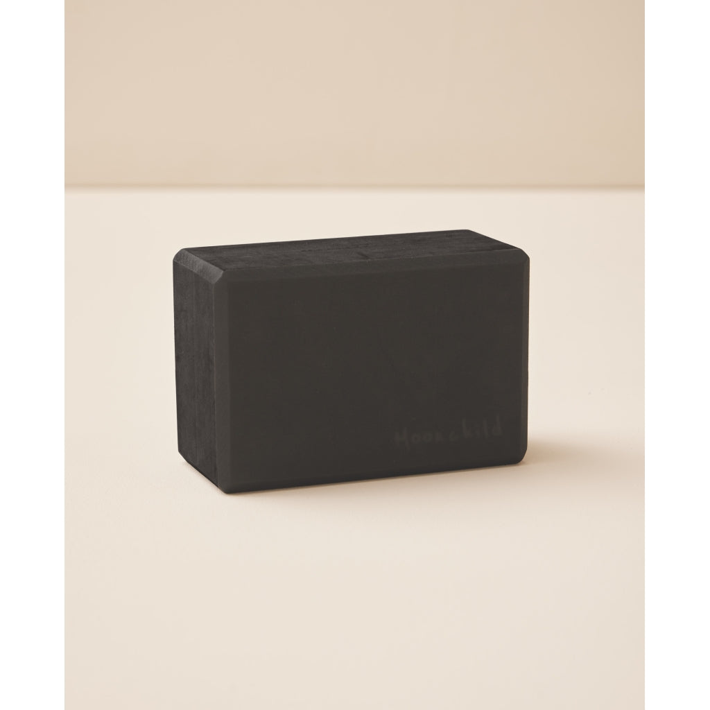 Moonchild Yoga Wear Moonchild Foam Block Yoga Block Onyx Black