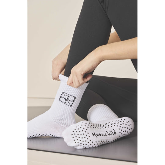 Moonchild Yoga Wear Moonchild Pilates Socks Socks White