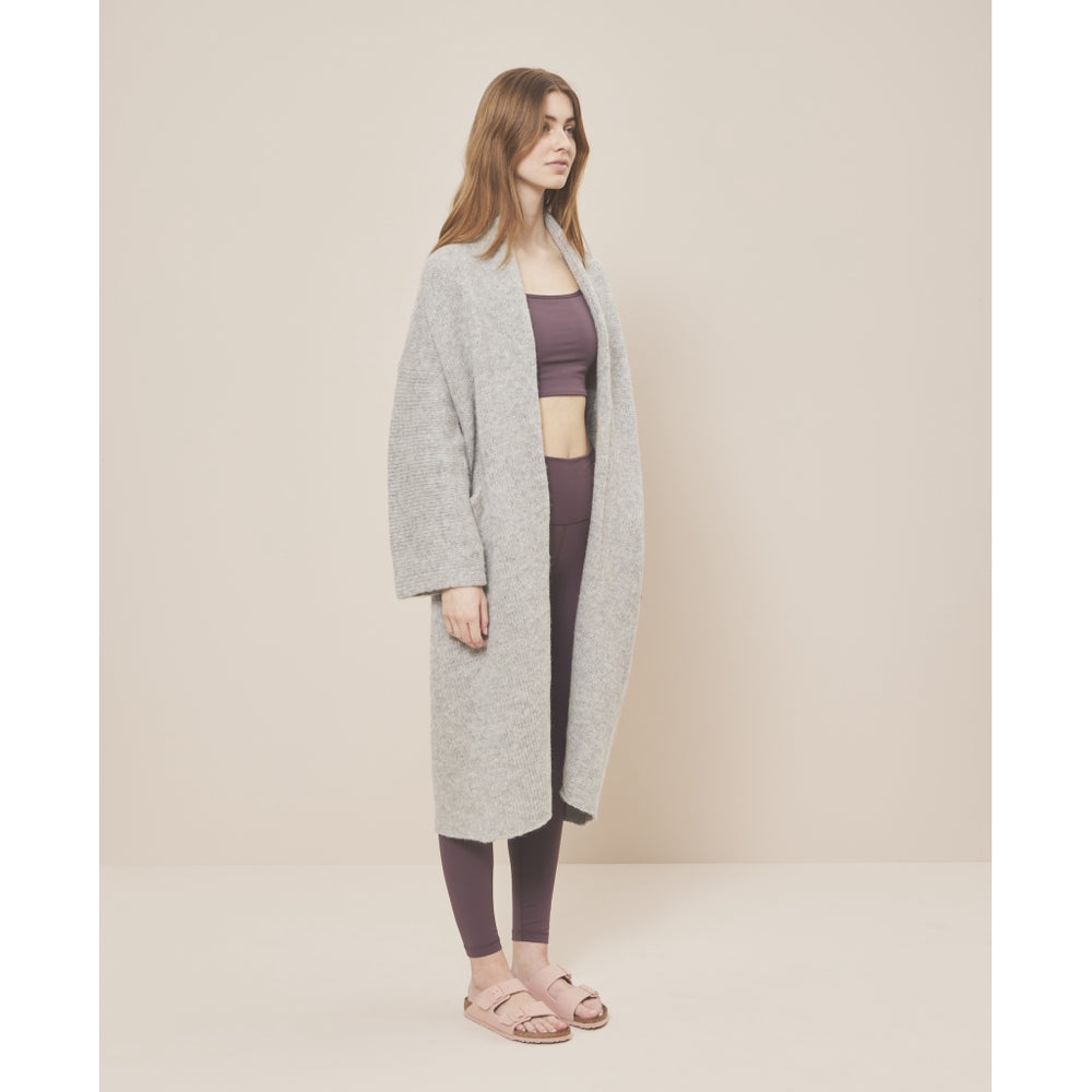 Moonchild Yoga Wear Nomad Cardigan Loungewear Heather Grey