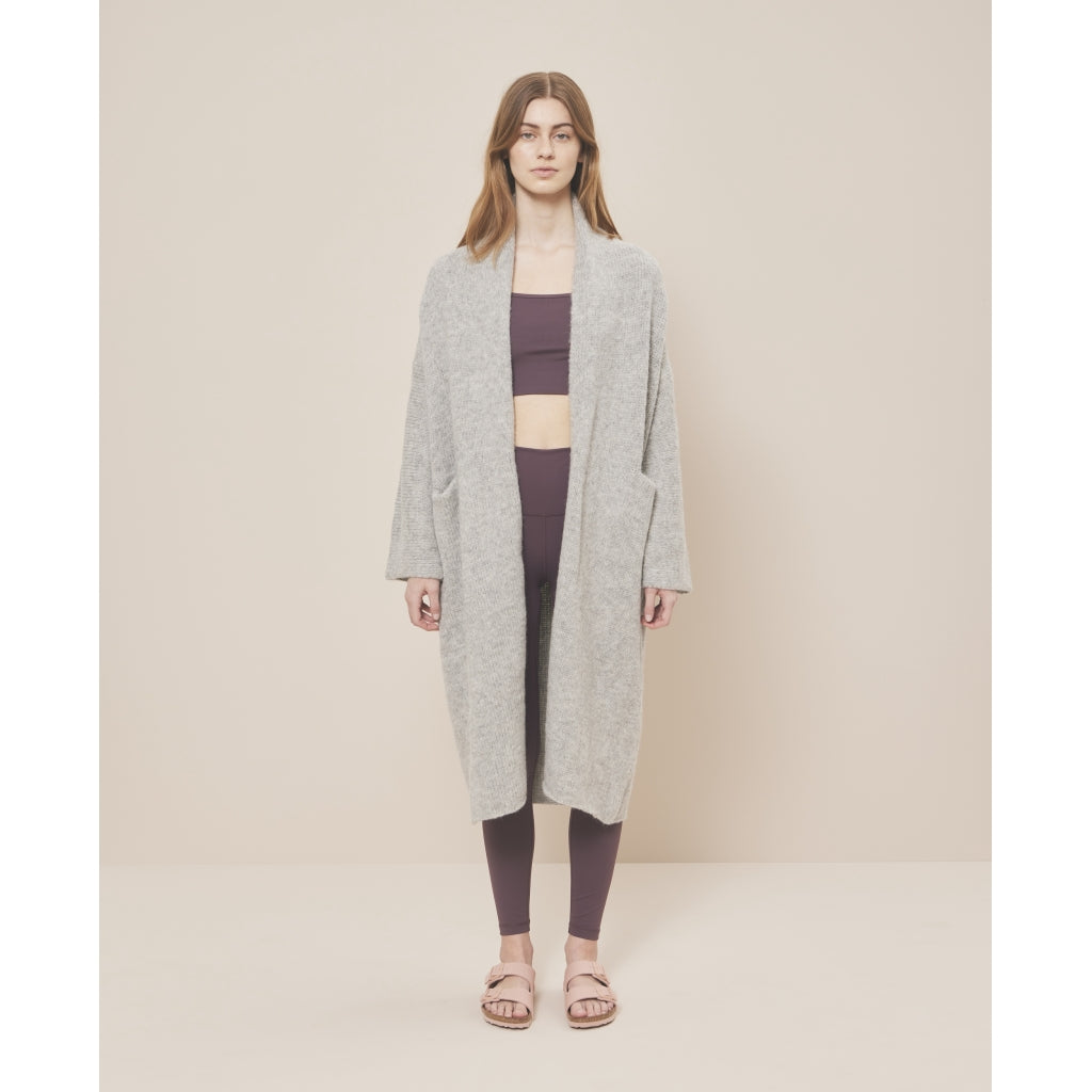 Moonchild Yoga Wear Nomad Cardigan Loungewear Heather Grey