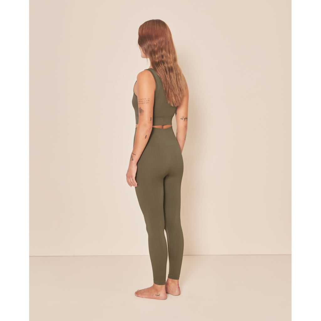 Moonchild Yoga Wear Soft Rib Seamless Crop Top Seamless Tops Olive